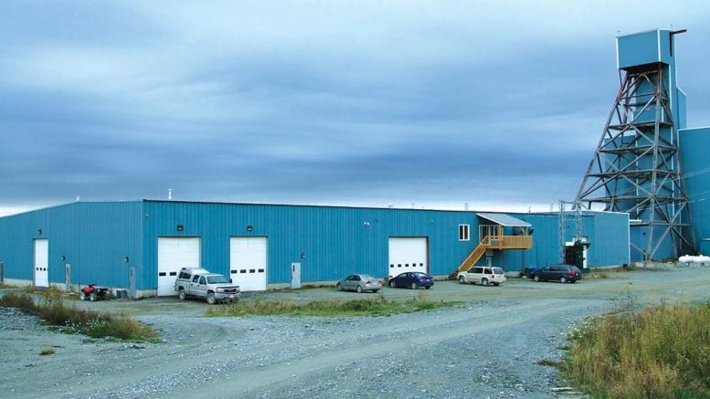 The headframe and main building at Yorbeau Resources and Kinross Gold’s historic Rouyn gold property in Quebec’s Abitibi greenstone belt. Credit: Yorbeau Resources.